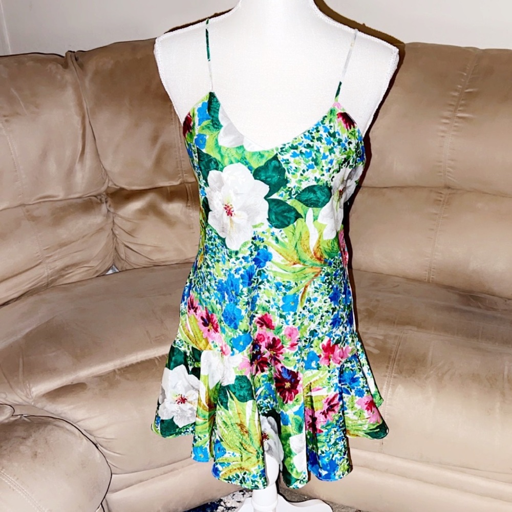 VICTORIA’S SECRET Vintage Floral Slip Mini Dress